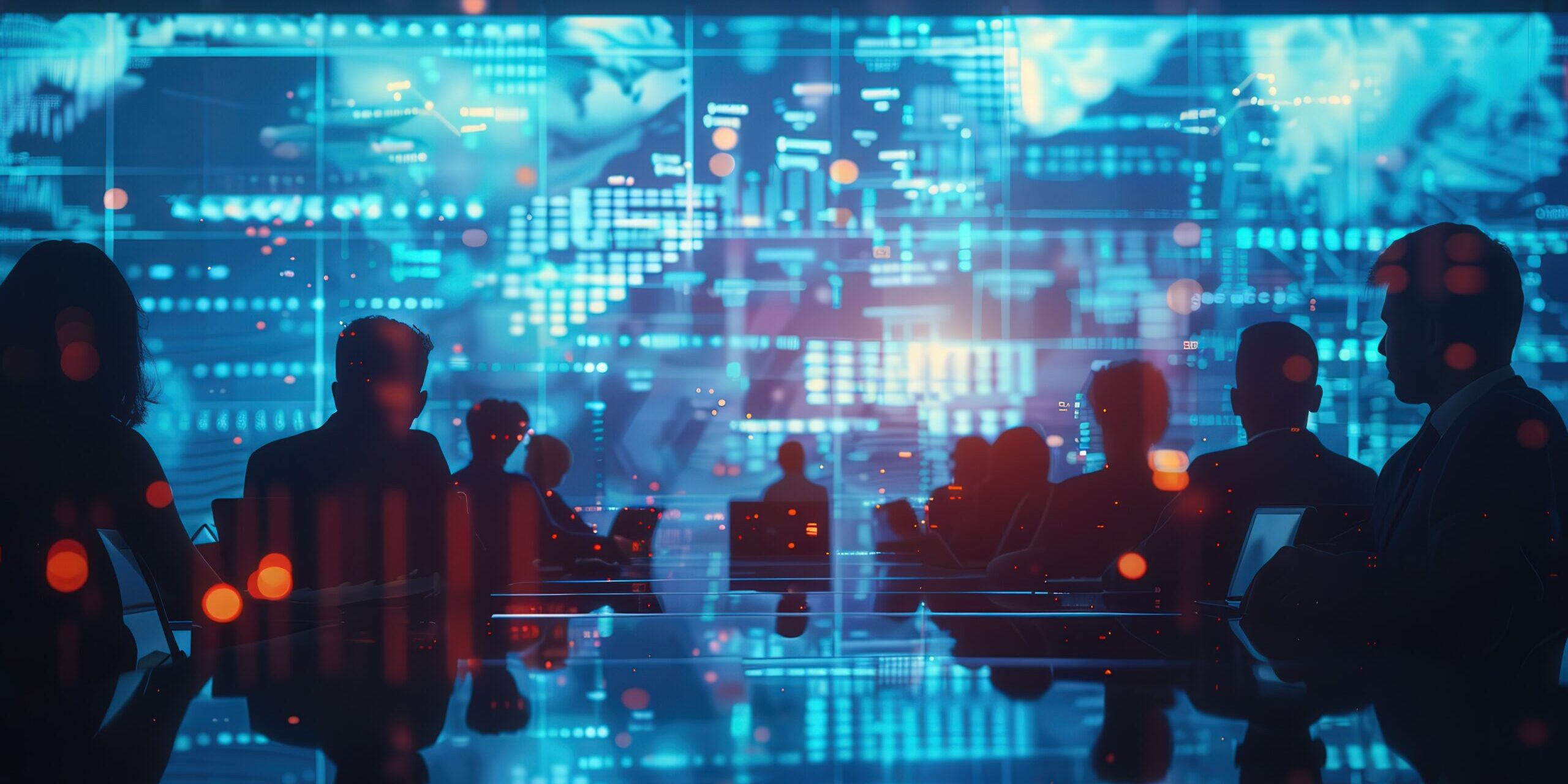 Documentation Enhances IT Security and Compliance IT professionals reviewing security documentation in a digital operations center, highlighting compliance and cybersecurity measures.