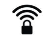 Secure WiFi padlock icon representing a protected guest WiFi network and wireless security best practices for businesses.